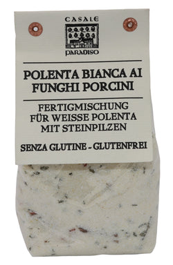Fertigmischung für weiße Polenta mit Steinpilzen