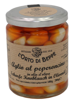 L´Orto di Beppe  Scharfer Knoblauch in Olivenöl